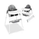Krzesełko do karmienia szare KRZSA-01